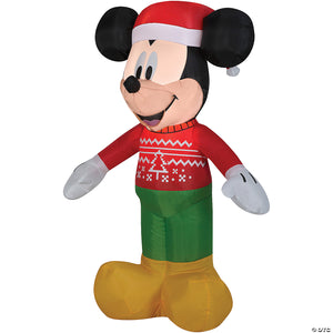 42 ugly sweater mickey mouse airblown outdoor yard decoration~ss110651g