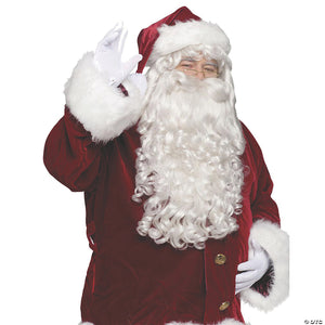 super deluxe santa wig & beard~fw7528