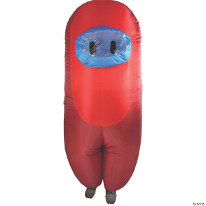 teen red inflatable crewmate killer costume~sh21223