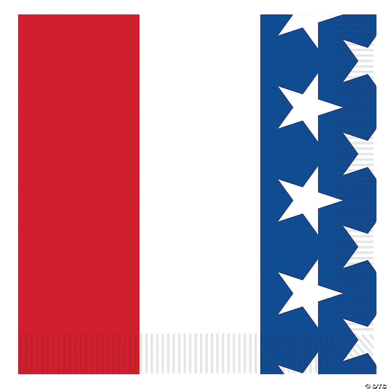patriotic striped american flag beverage napkins~bg58307