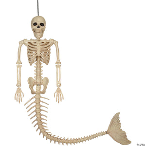 mermaid skeleton decoration~sew81272