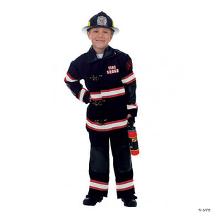 kids black firefighter helmet~ur27613