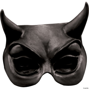 devil black latex half mask~tb25002b