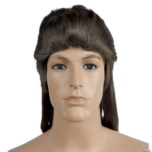 rocker long mullet wig dark brown 2~lw279dbn-a01