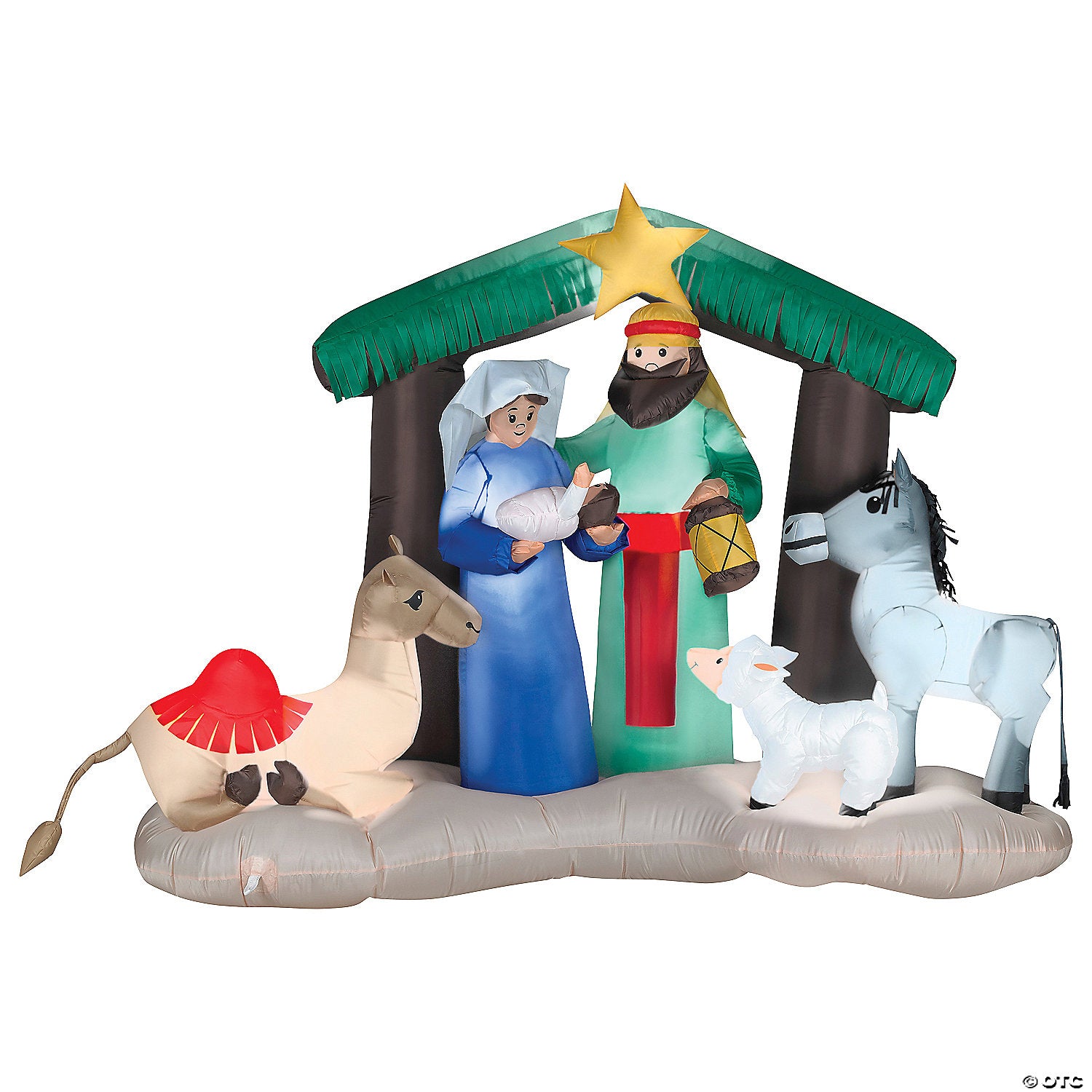 airblown& 174 nativity scene 78 inflatable christmas outdoor yard decor~ss882521g