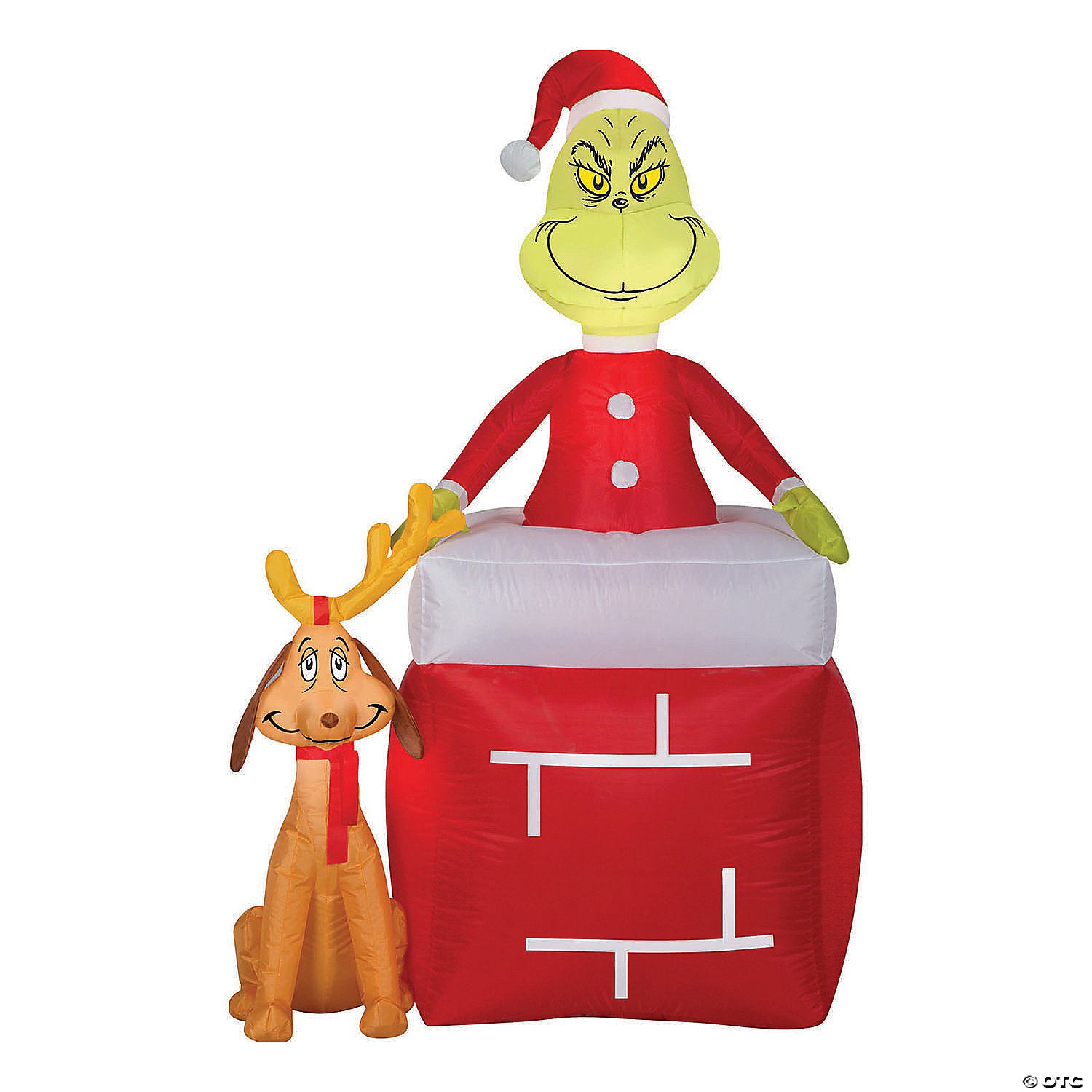 66 blow up inflatable dr seuss& 8482 the grinch & max outdoor yard decoration~ss116740g