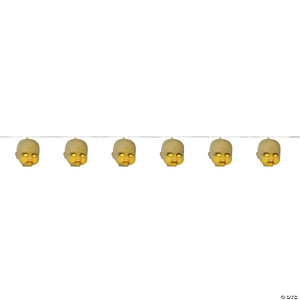 ss78711 40 inch light up baby heads light string & 8211 6 heads~ss78711