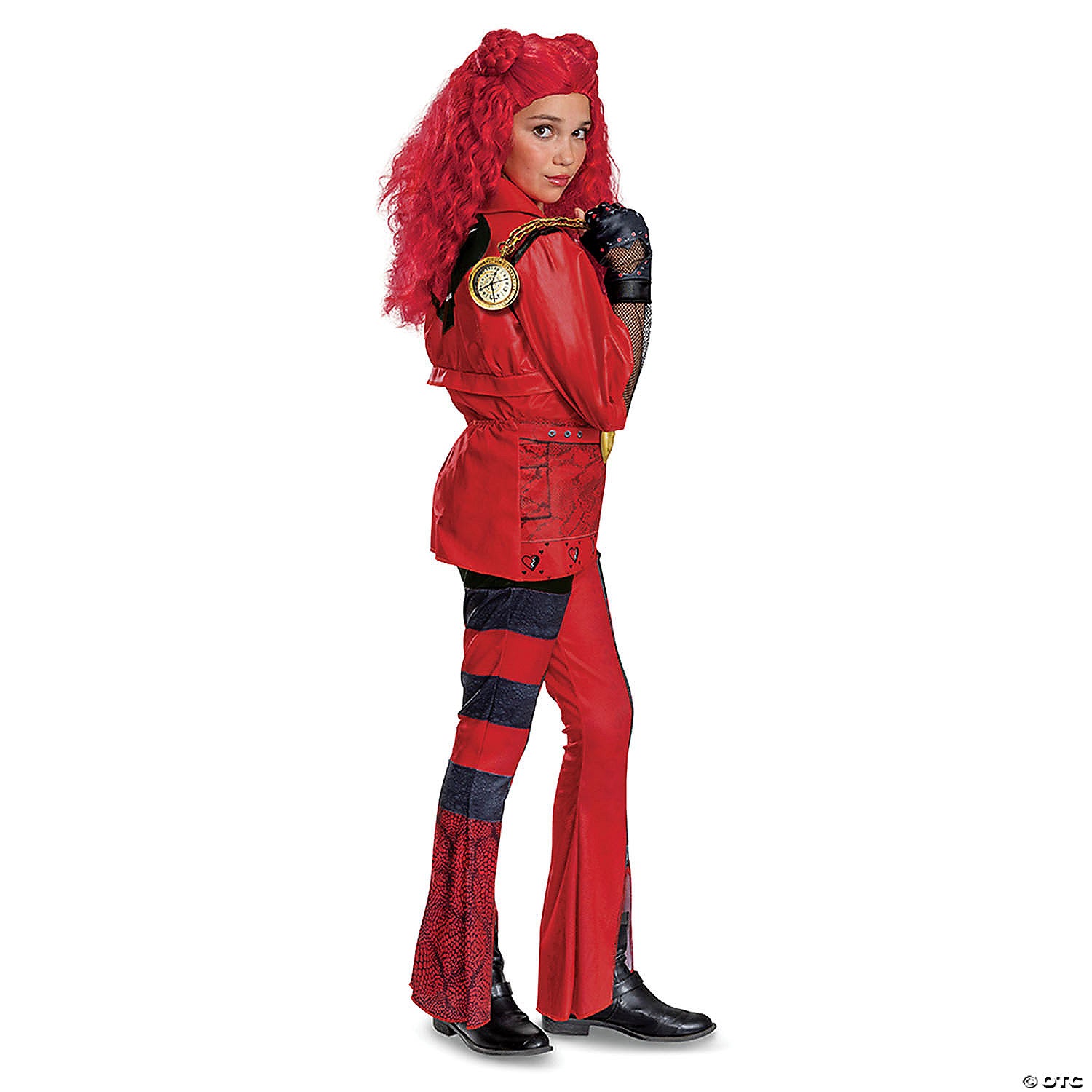 girl& 8217 s deluxe disney& 8217 s descendants 4 the rise of red princess red costume large 10 12~dg166099g-a06