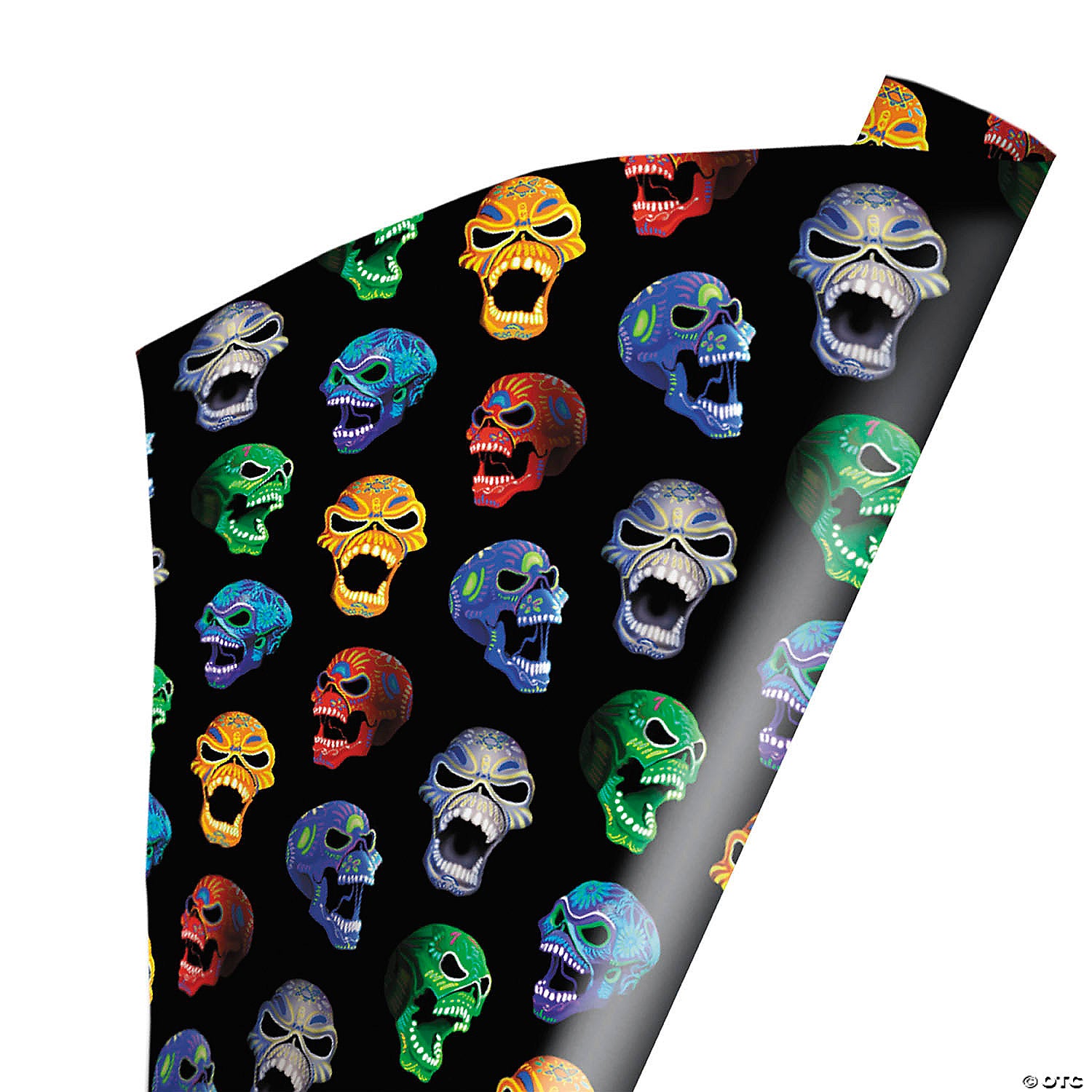 96 x 30 wrapped in terror iron maiden nights of the dead wrapping paper~masfgm102