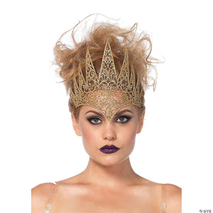 adults gold glitter die cut royal crown~ua2154gd