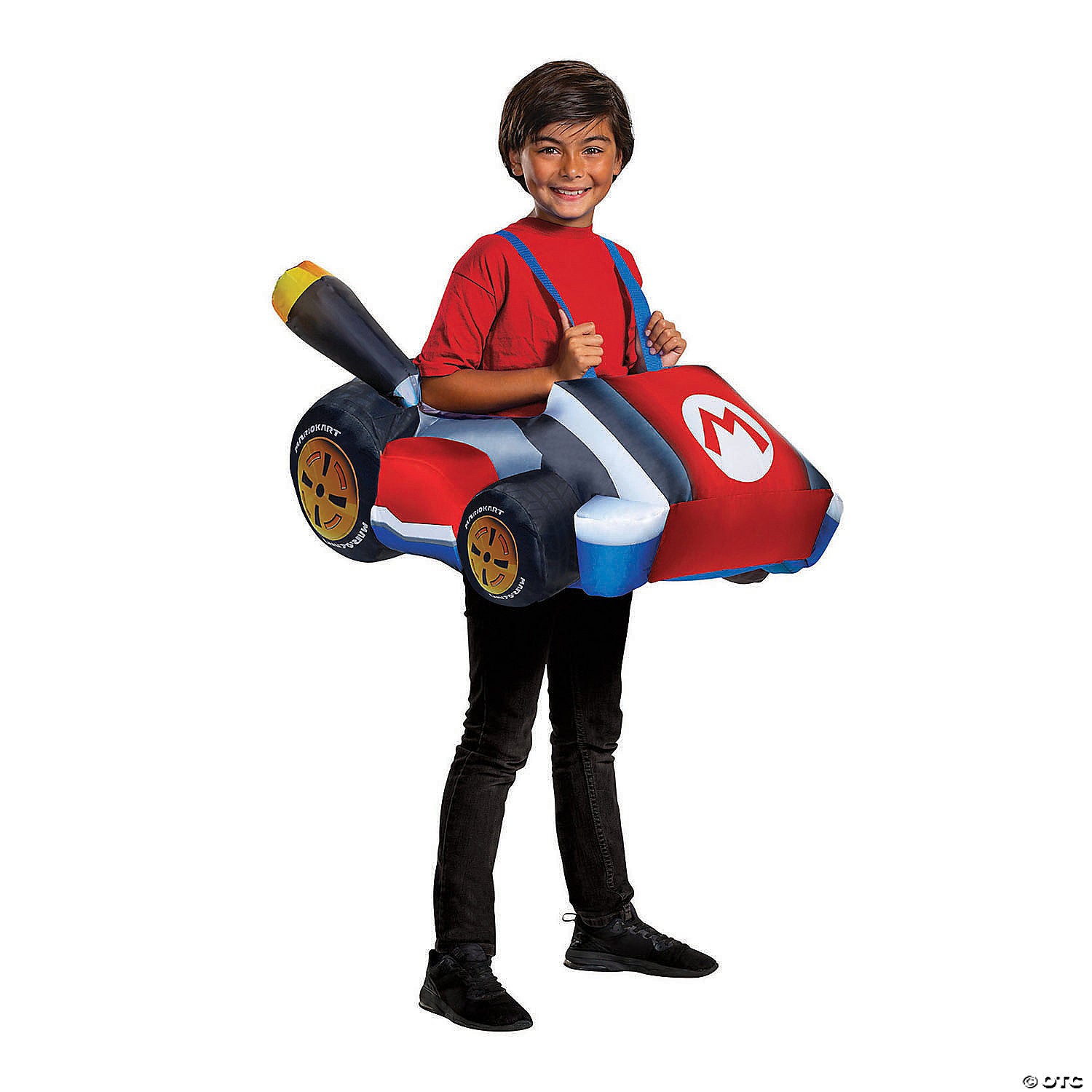boy s inflatable super mario bros & 8482 mario kart costume~dg15674ch