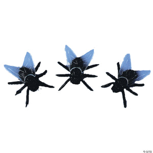 plastic flies 6 pc ~kb59