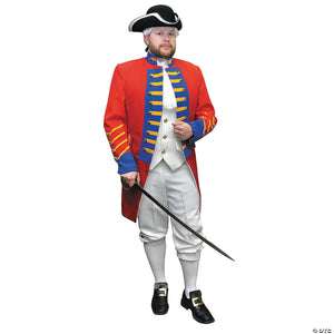 men s british revolution officer costume small~ac149sm