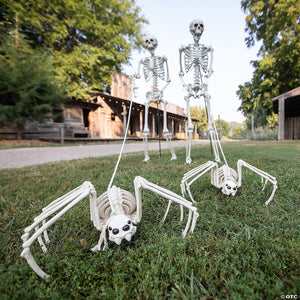 spider skeleton halloween decoration~sew81228-a04