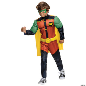 kids classic muscle batwheels robin costume small~dg149969l-a01