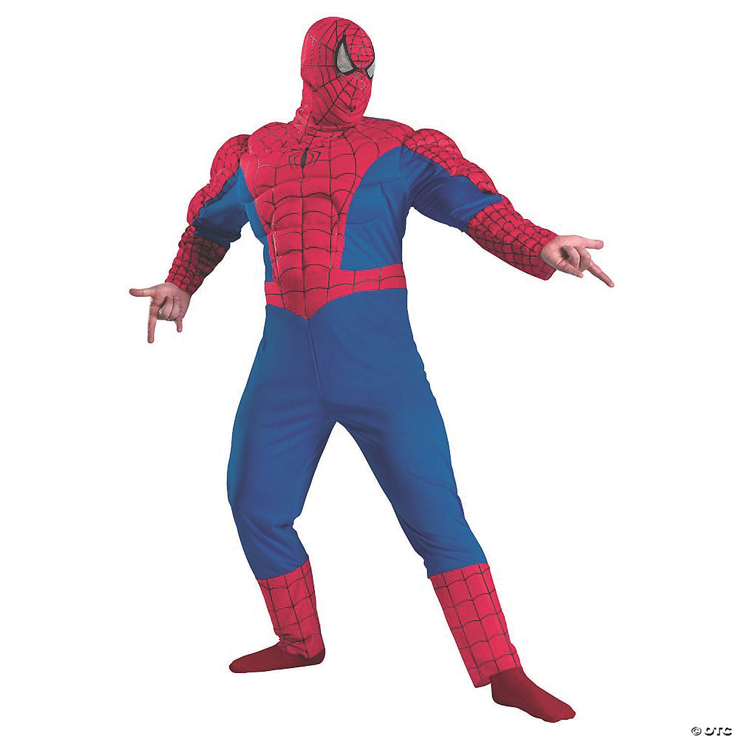 men s classic muscle chest spider man& 8482 costume standard~dg11670c