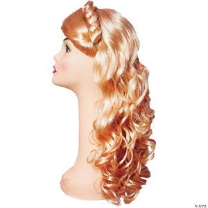 women s cindy wig with braids & curls~lw688gbl