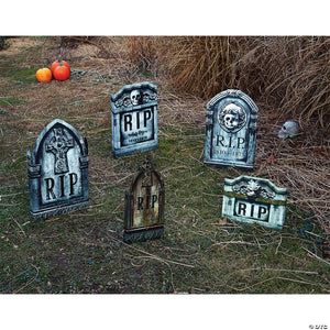 photo realistic tombstone 5 piece set~fw91560-a01