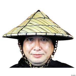 adults straw & bamboo coolie hat~ga48