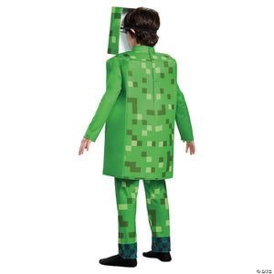 kids deluxe minecraft creeper costume medium~dg65659k-a02
