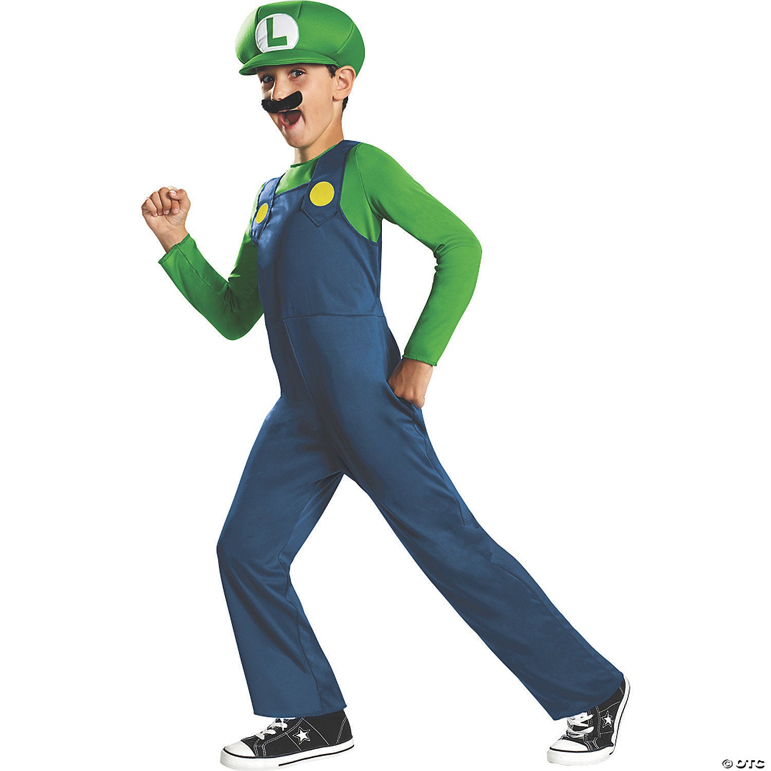 boy s classic super mario bros & 8482 luigi costume large 10 12~dg73692g-a01