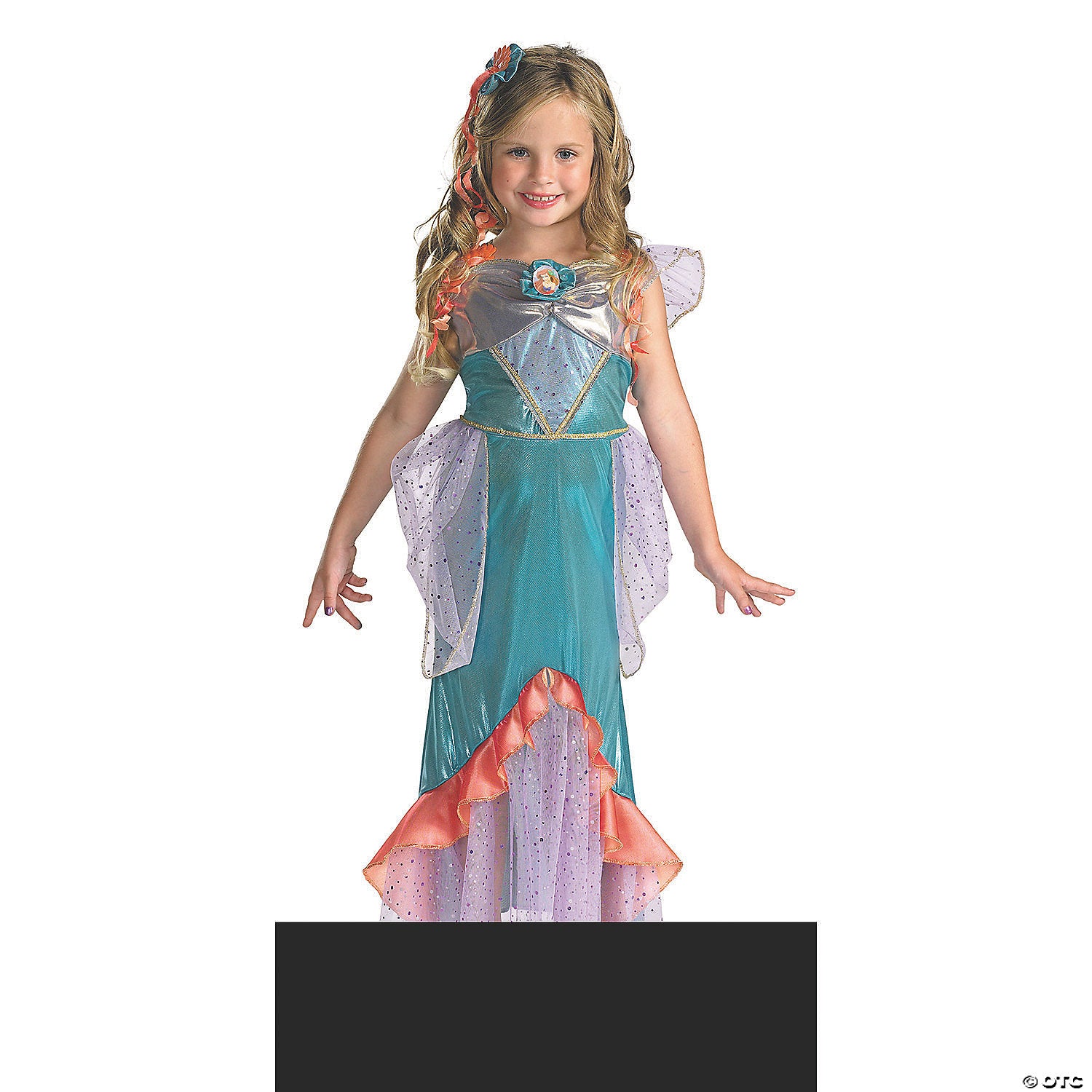toddler girl& 8217 s deluxe disney& 8217 s the little mermaid& 8482 ariel costume 3t 4t~dg50572m