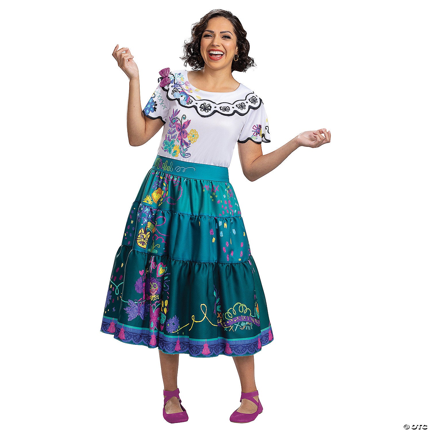 women s deluxe disney s encanto mirabel madrigal costume large~dg155019e-a01