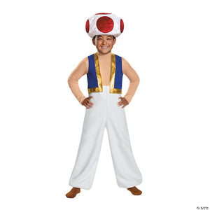 kids deluxe super mario bros & 8482 toad costume small 4 6~dg85143l