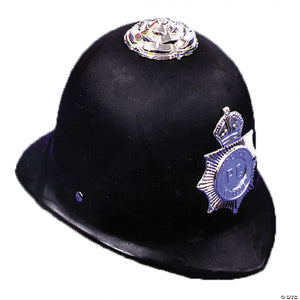 adults black english bobby helmet~gc51