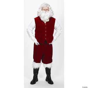 adult men& 8217 s santa velvet vest with buttons xxl~ae7077xxl