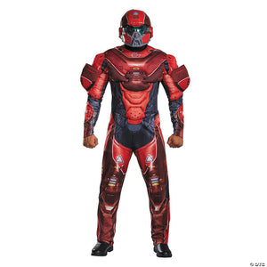 men s plus size halo red spartan costume 2xl~dg97558c