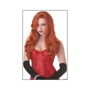 adults red silver screen movie star wig~cc70471rd