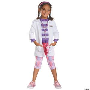 toddler girl& 8217 s deluxe doc mcstuffins& 8482 costume 3t 4t~dg59090m