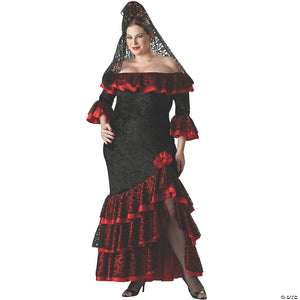 women s senorita plus size costume 2x~ic5012xxl