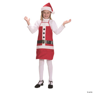 kids santa christmas apron & hat set & 8211 4 12~ae7060c