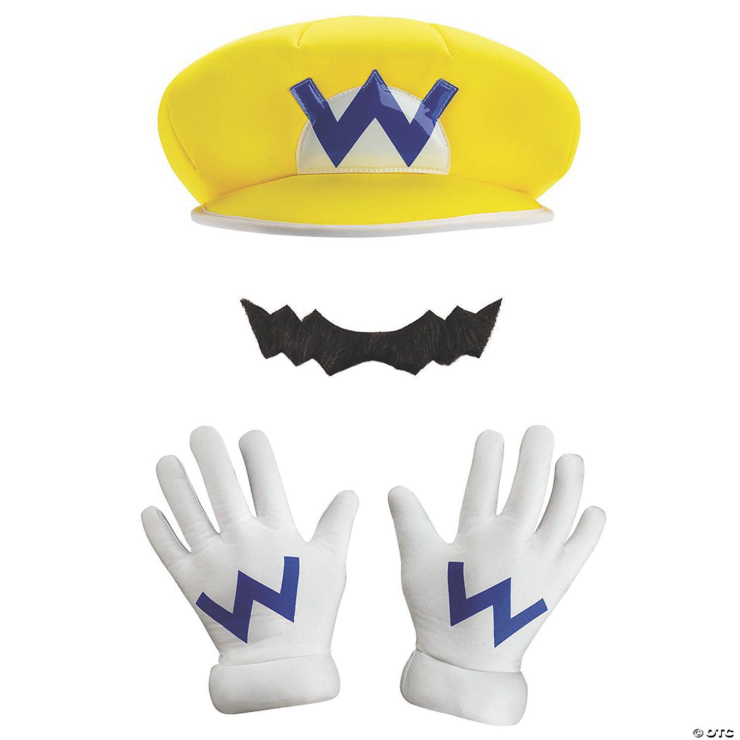 adults super mario bros & 8482 wario costume kit~dg98842ad
