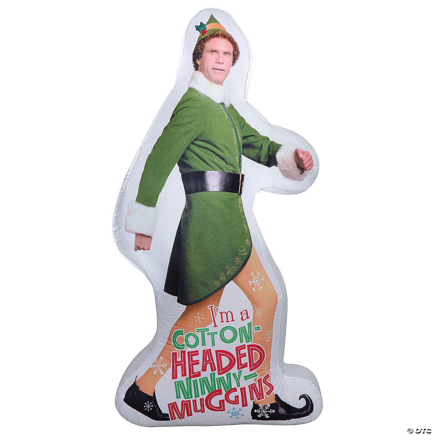 airblown& 174 buddy the elf strolling 72 inflatable christmas outdoor yard decor~ss881572g