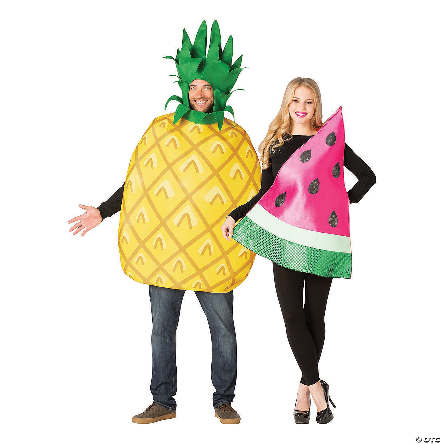adults pineapple and watermelon couple costumes~gc10159