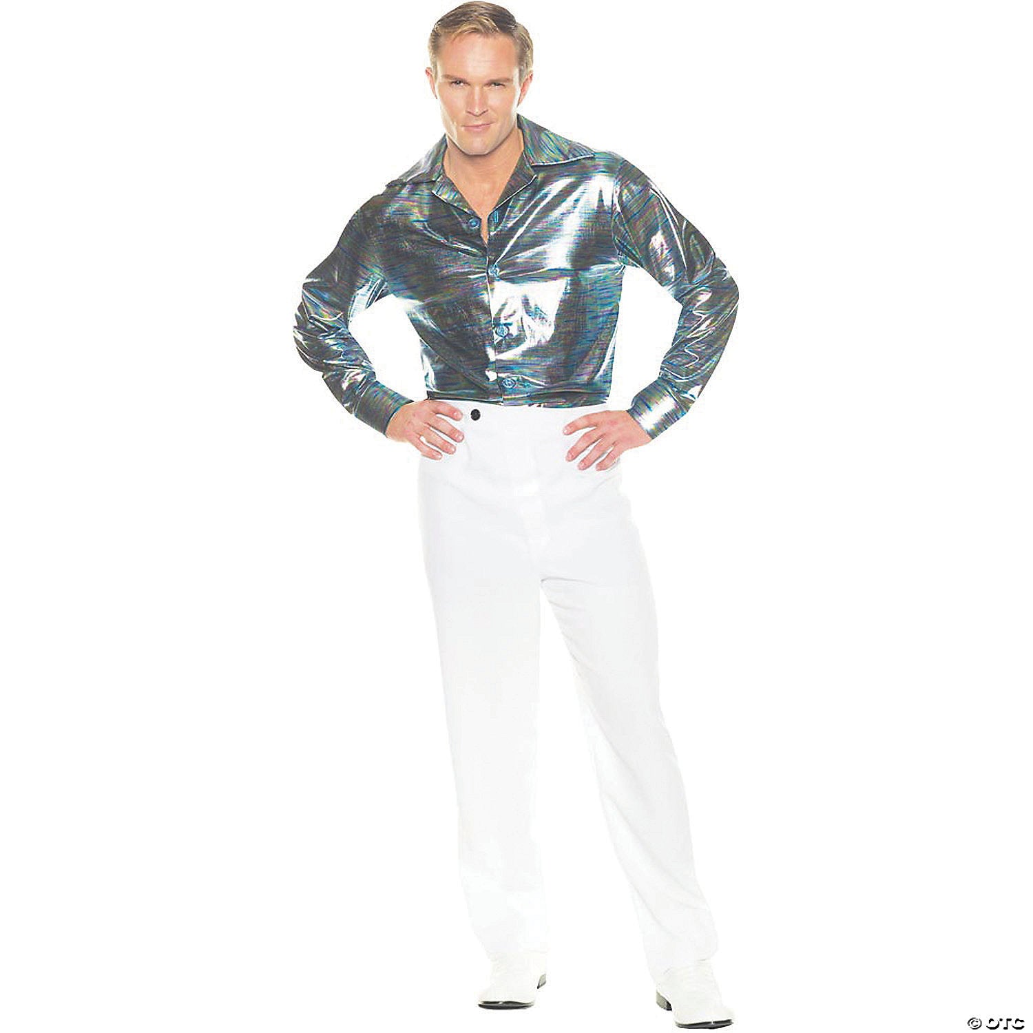 men s multicolor lines disco t shirt~ur30196os