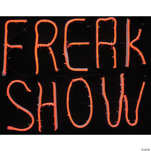 glowing neon led freak show light up sign~ss72732g-a02