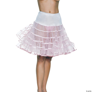 knee length petticoat white~ua83043wt