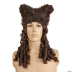 men s brown colonial party gentleman wig~lw545mbn