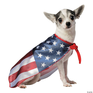 usa flag cape dog costume extra small~gc5014xs