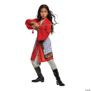 girl s classic mulan hero red dress costume medium~dg104269k