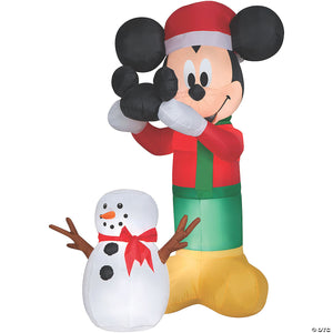 72 blow up inflatable mickey snowman outdoor yard decoration~ss117107g