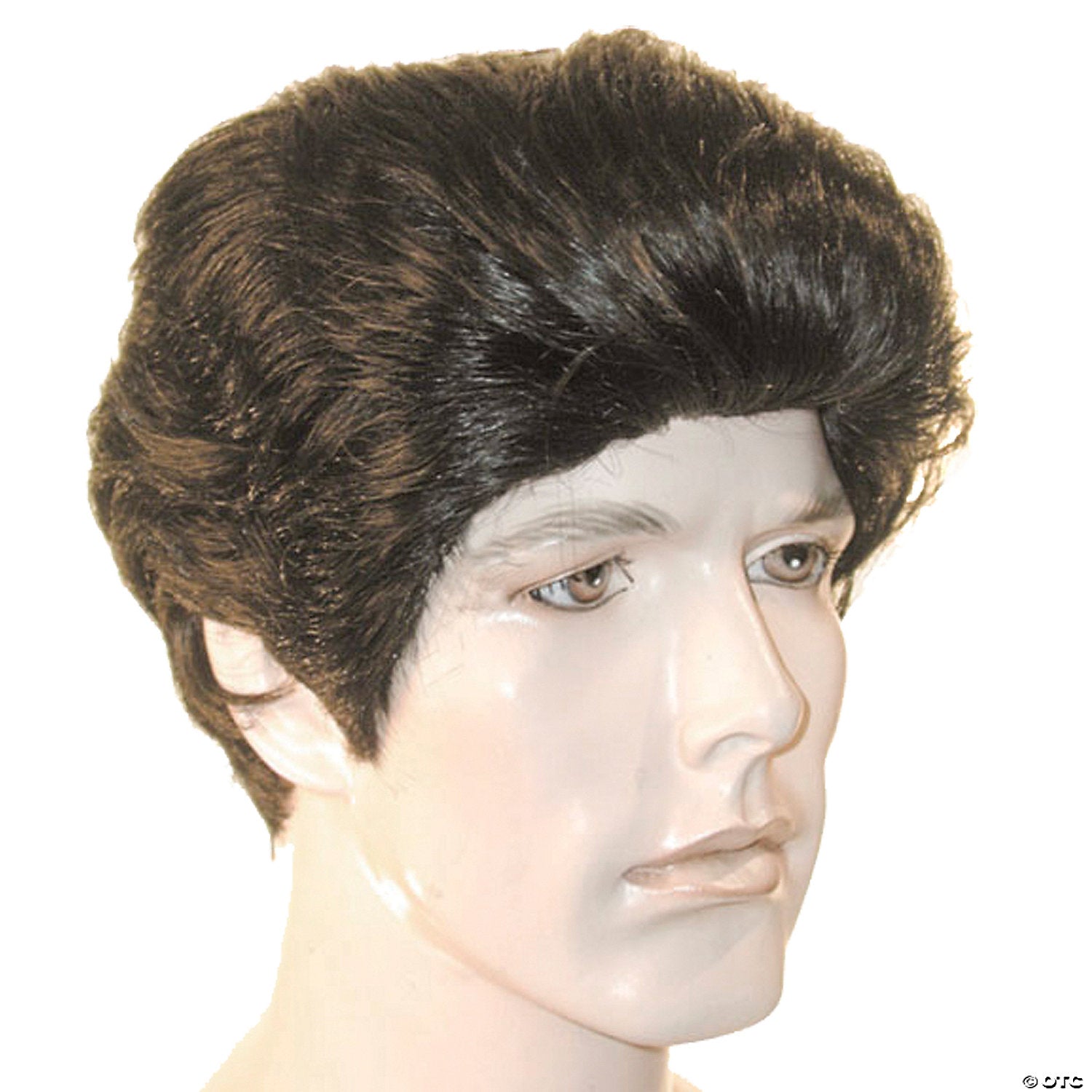 Bargain 50's Rocker Wig Medium Brown 4