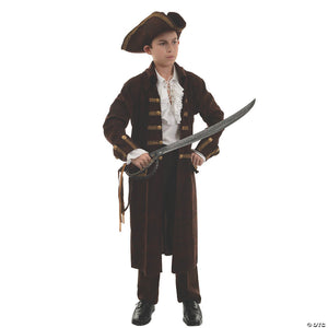 boy s brown pirate captain costume large~ur26300lg