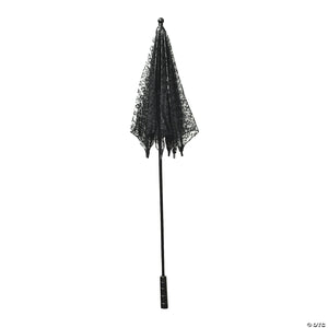 33 black lace parasol~bb28bk
