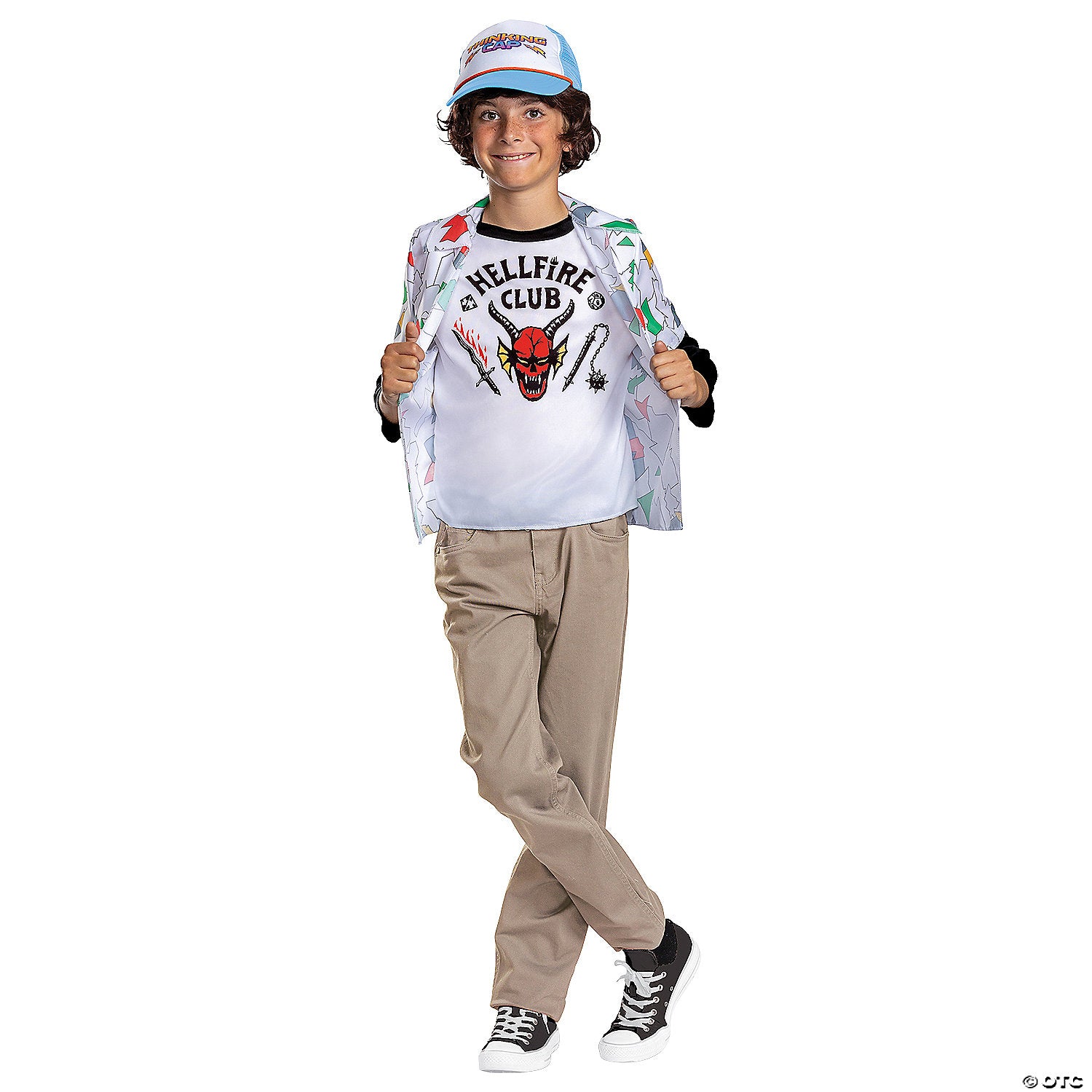kids stranger things dustin costume kit medium~dg123739k-a02