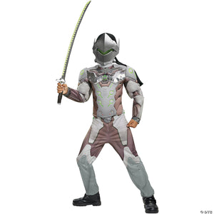 boy s overwatch genji classic muscle costume~dg19009l-a01